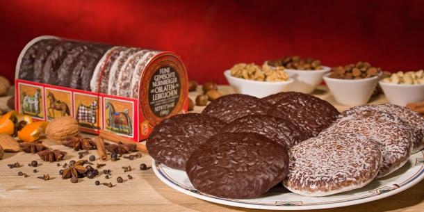 Premium-Elisen-Lebkuchen, chocolate coated | Nuremberger Lebkuchen ...