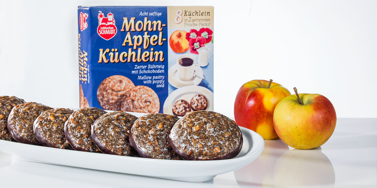 Mohn-Apfel-Küchlein | Gebäck &amp; Küchlein | Lebkuchen Schmidt